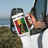 Fight Like Malcolm X Tumbler With Handle African American Pride Gift - Wonder Print Shop