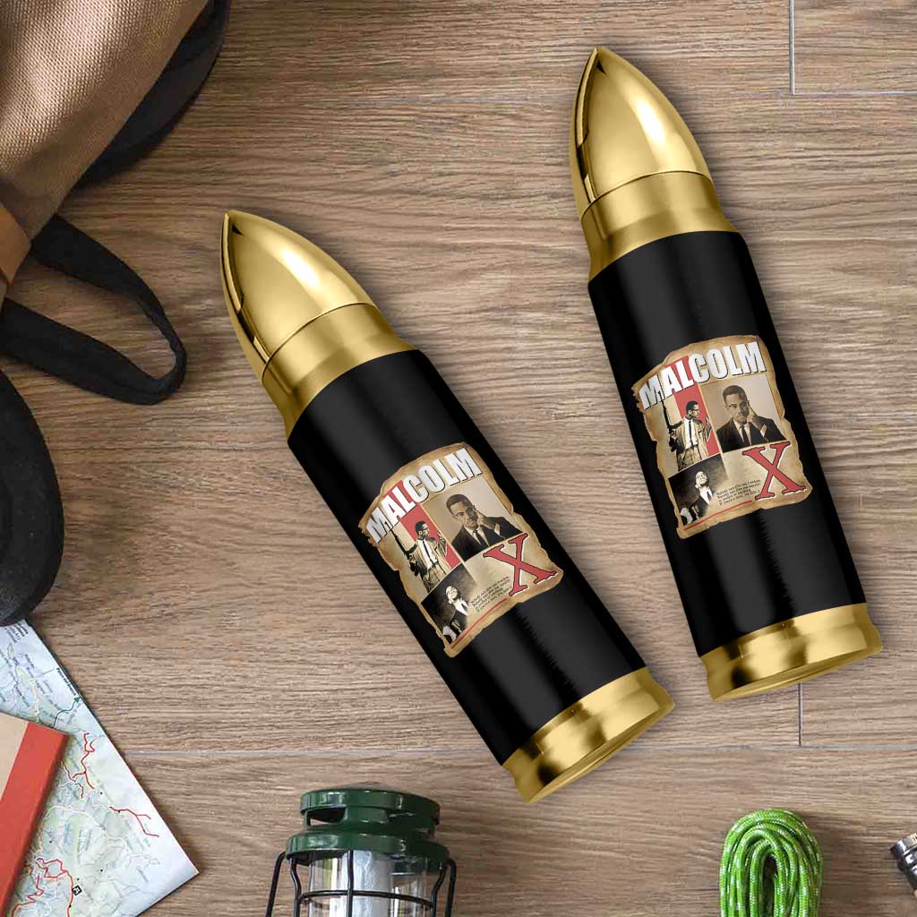 Malcolm X Quote Bullet Tumbler Nobody Can Give You Freedom Take It - Wonder Print Shop