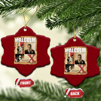 Malcolm X Quote Ceramic Ornament Nobody Can Give You Freedom Take It - Wonder Print Shop