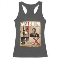 Malcolm X Quote Racerback Tank Top Nobody Can Give You Freedom Take It - Wonder Print Shop