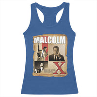 Malcolm X Quote Racerback Tank Top Nobody Can Give You Freedom Take It - Wonder Print Shop