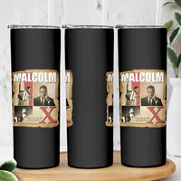 Malcolm X Quote Skinny Tumbler Nobody Can Give You Freedom Take It - Wonder Print Shop