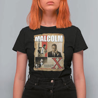 Malcolm X Quote T Shirt For Women Nobody Can Give You Freedom Take It - Wonder Print Shop
