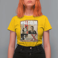 Malcolm X Quote T Shirt For Women Nobody Can Give You Freedom Take It - Wonder Print Shop