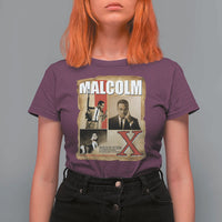 Malcolm X Quote T Shirt For Women Nobody Can Give You Freedom Take It - Wonder Print Shop