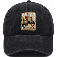 Malcolm X Quote Washed Cotton Baseball Cap Nobody Can Give You Freedom Take It
