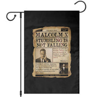Malcolm X Garden Flag Stumbling Is Not Falling Civil Rights Leader TS12