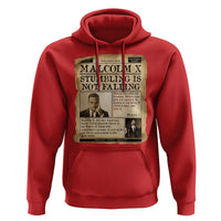 Malcolm X Hoodie Stumbling Is Not Falling Civil Rights Leader TS12