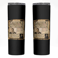 Malcolm X Skinny Tumbler Stumbling Is Not Falling Civil Rights Leader TS12