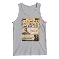 Malcolm X Tank Top Stumbling Is Not Falling Civil Rights Leader TS12