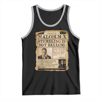Malcolm X Tank Top Stumbling Is Not Falling Civil Rights Leader TS12