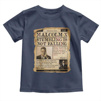 Malcolm X Toddler T Shirt Stumbling Is Not Falling Civil Rights Leader TS12