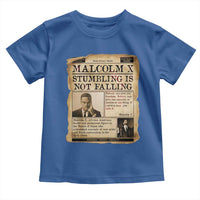 Malcolm X Toddler T Shirt Stumbling Is Not Falling Civil Rights Leader TS12