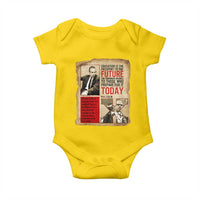 Education Is The Passport To The Future Malcolm X Wisdom Baby Onesie - Wonder Print Shop