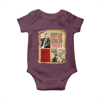 Education Is The Passport To The Future Malcolm X Wisdom Baby Onesie - Wonder Print Shop