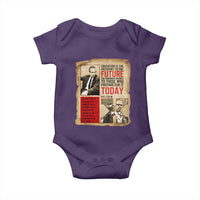 Education Is The Passport To The Future Malcolm X Wisdom Baby Onesie - Wonder Print Shop