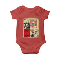 Education Is The Passport To The Future Malcolm X Wisdom Baby Onesie - Wonder Print Shop