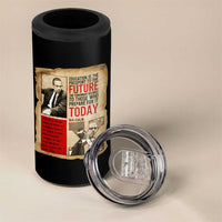 Education Is The Passport To The Future Malcolm X Wisdom 4 in 1 Can Cooler Tumbler - Wonder Print Shop
