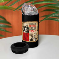 Education Is The Passport To The Future Malcolm X Wisdom 4 in 1 Can Cooler Tumbler - Wonder Print Shop