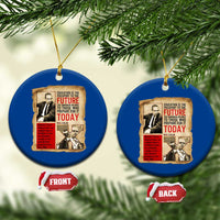 Education Is The Passport To The Future Malcolm X Wisdom Ceramic Ornament - Wonder Print Shop
