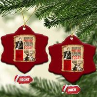 Education Is The Passport To The Future Malcolm X Wisdom Ceramic Ornament - Wonder Print Shop