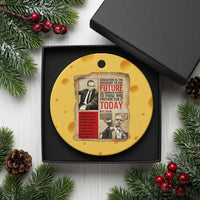 Education Is The Passport To The Future Malcolm X Wisdom Ceramic Ornament - Wonder Print Shop
