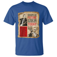 Education Is The Passport To The Future Malcolm X Wisdom T Shirt - Wonder Print Shop