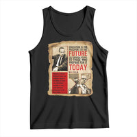 Education Is The Passport To The Future Malcolm X Wisdom Tank Top - Wonder Print Shop