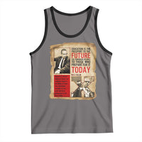 Education Is The Passport To The Future Malcolm X Wisdom Tank Top - Wonder Print Shop
