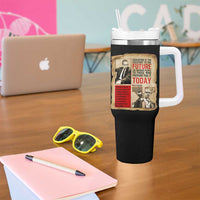 Education Is The Passport To The Future Malcolm X Wisdom Tumbler With Handle - Wonder Print Shop