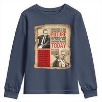 Education Is The Passport To The Future Malcolm X Wisdom Youth Sweatshirt - Wonder Print Shop