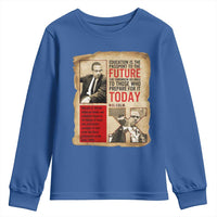 Education Is The Passport To The Future Malcolm X Wisdom Youth Sweatshirt - Wonder Print Shop