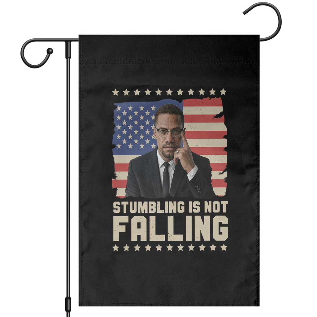 African American Pride Gift Garden Flag Malcolm X TS12