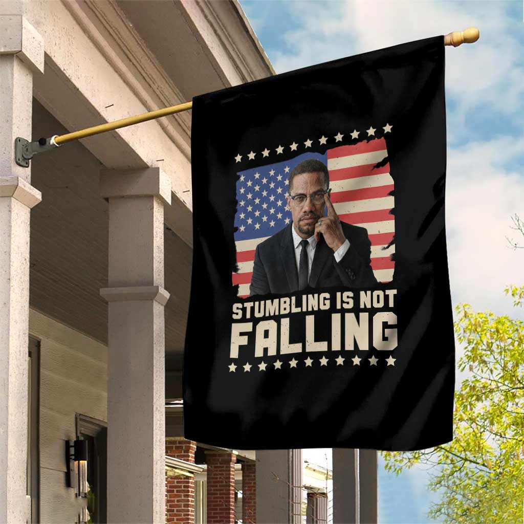 African American Pride Gift Garden Flag Malcolm X TS12