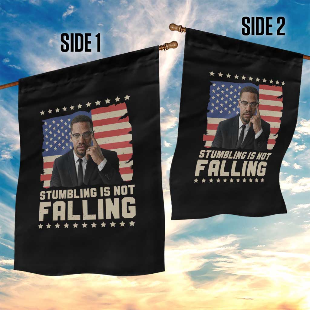 African American Pride Gift Garden Flag Malcolm X TS12