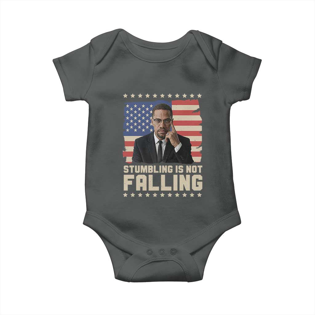 African American Pride Gift Baby Onesie Malcolm X TS12