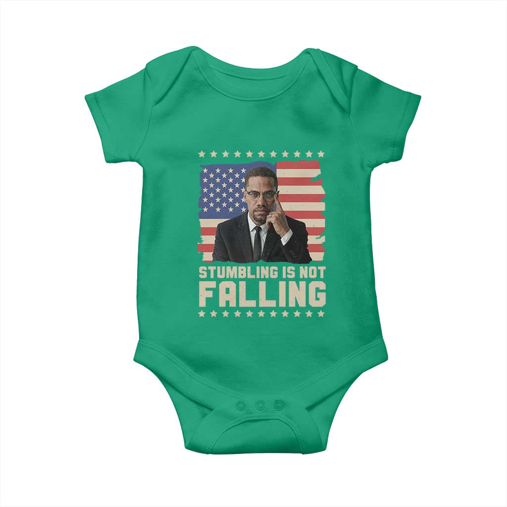African American Pride Gift Baby Onesie Malcolm X TS12