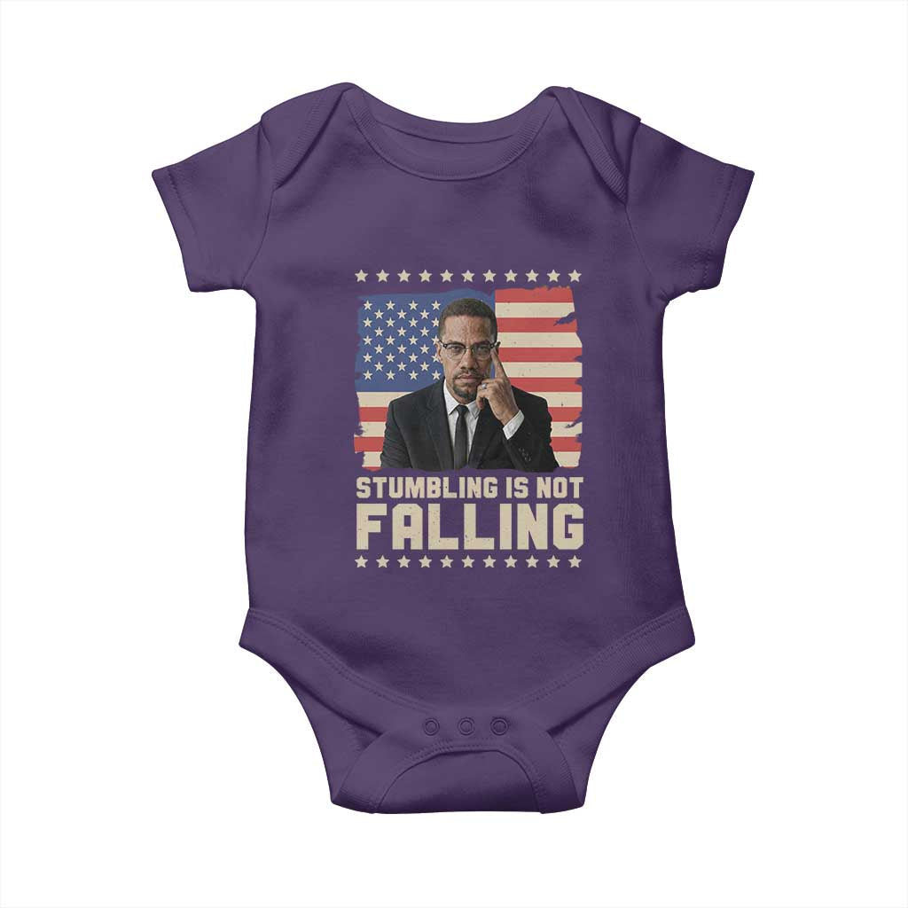 African American Pride Gift Baby Onesie Malcolm X TS12