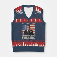 African American Pride Gift V-Neck Knit Sweater Vest Malcolm X TS12