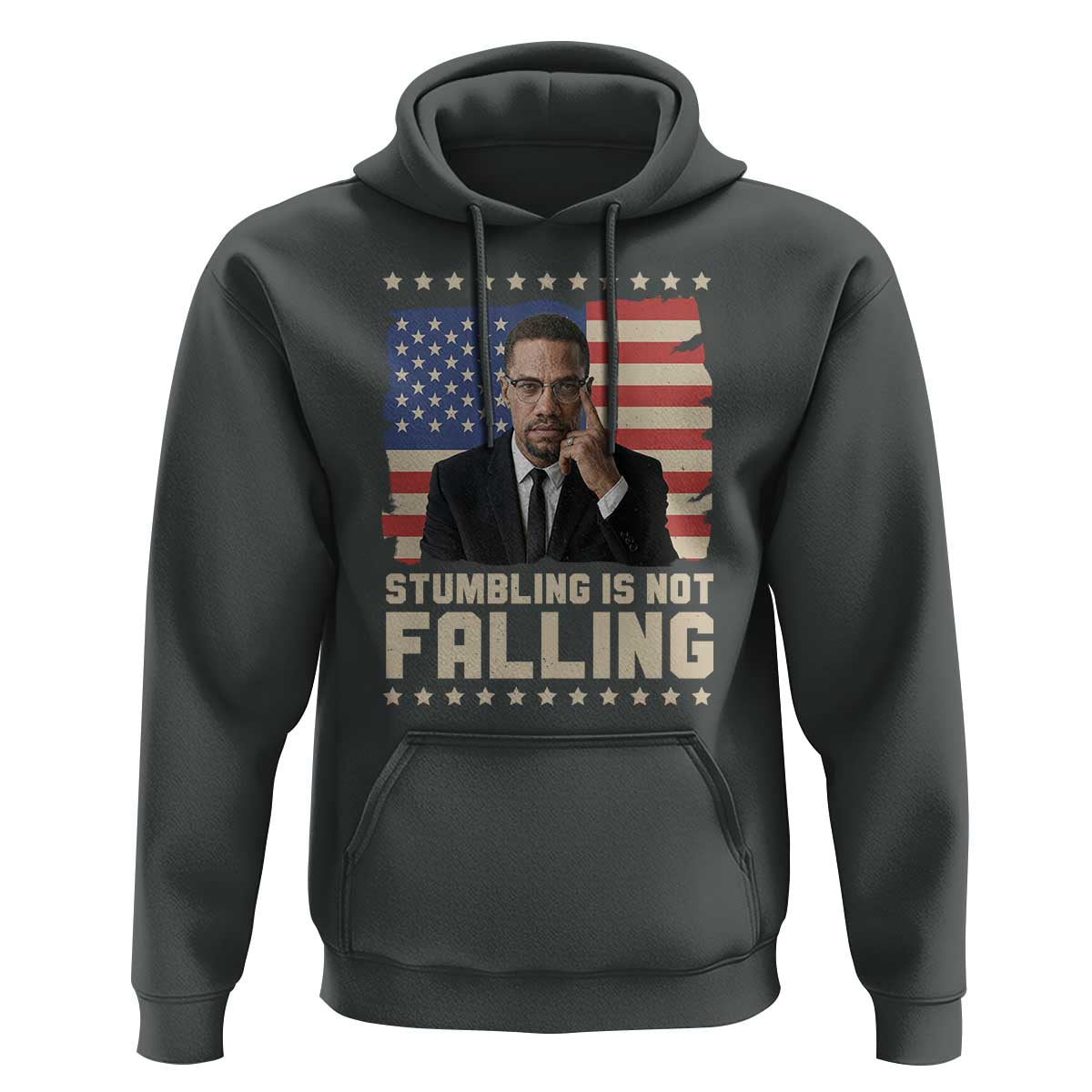 African American Pride Gift Hoodie Malcolm X TS12