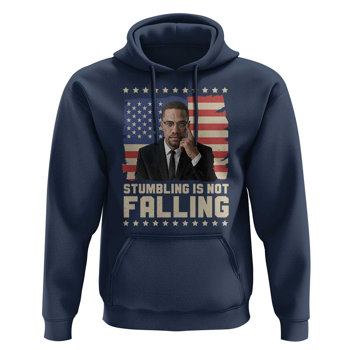 African American Pride Gift Hoodie Malcolm X TS12