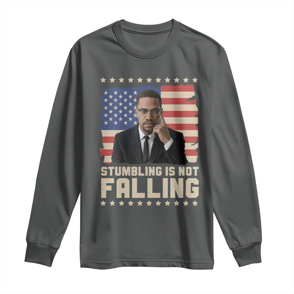 African American Pride Gift Long Sleeve Shirt Malcolm X TS12
