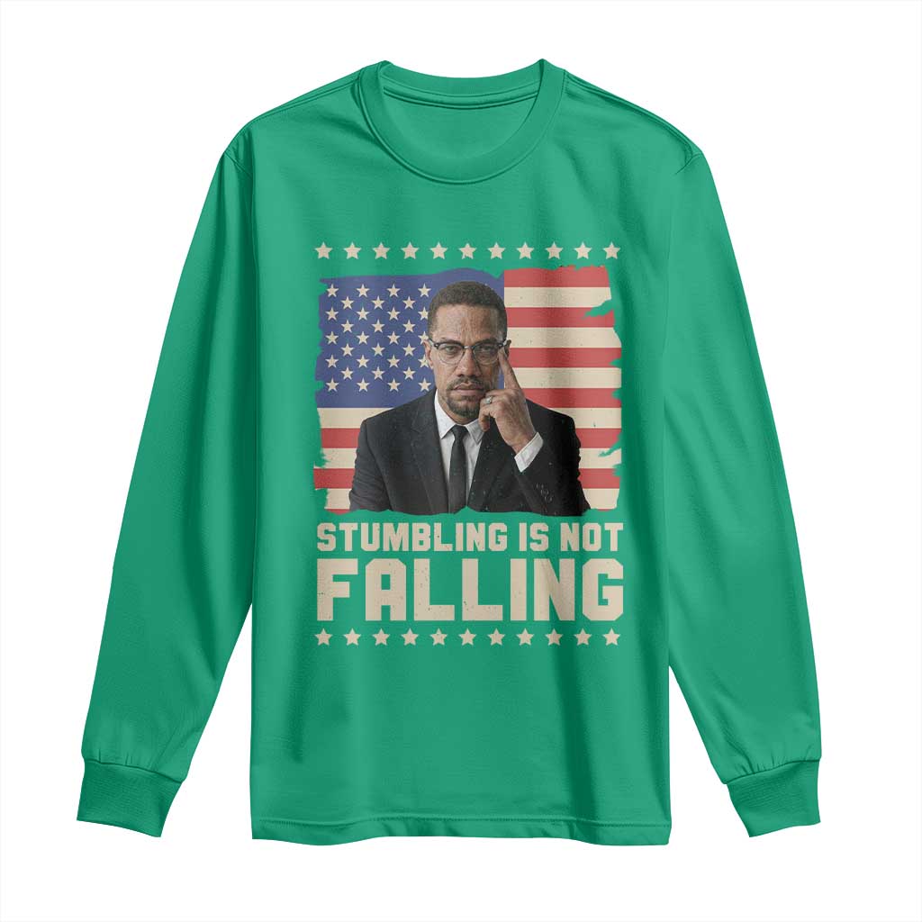 African American Pride Gift Long Sleeve Shirt Malcolm X TS12