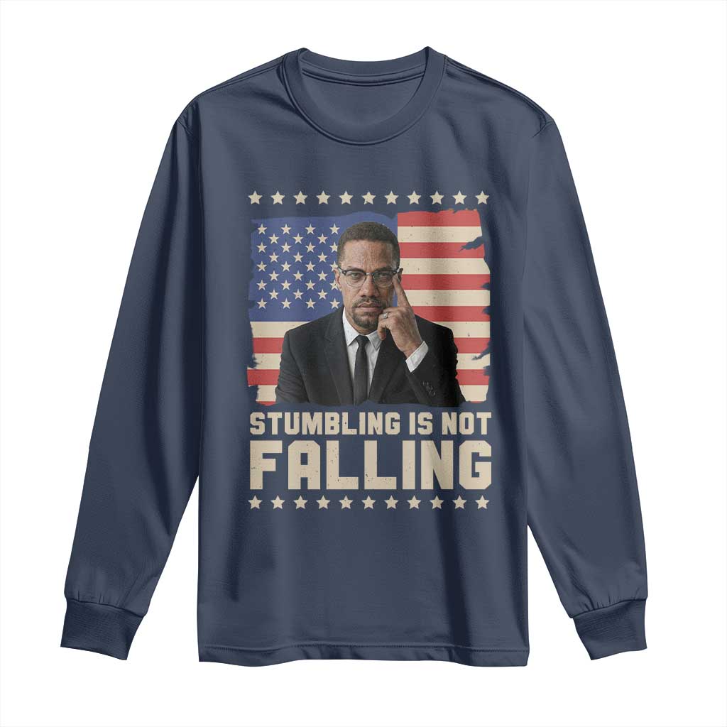 African American Pride Gift Long Sleeve Shirt Malcolm X TS12