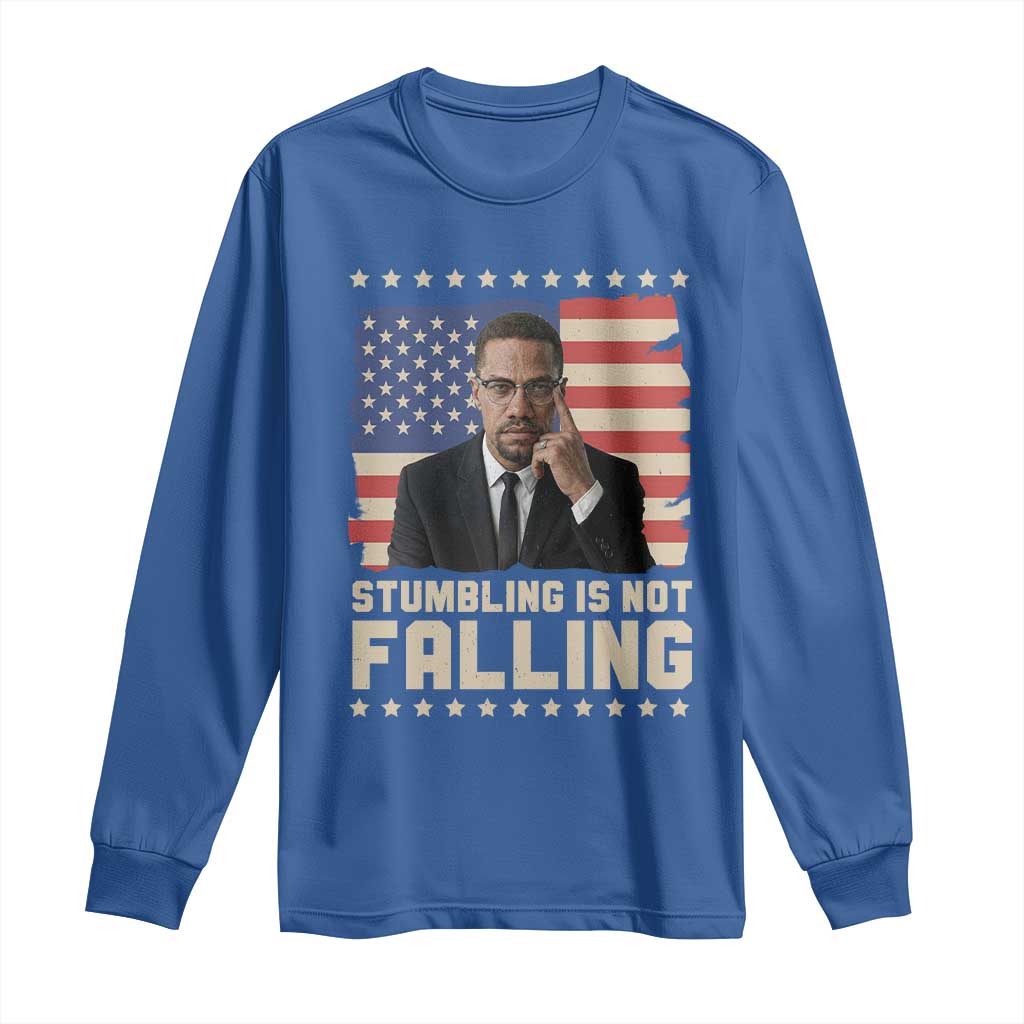 African American Pride Gift Long Sleeve Shirt Malcolm X TS12