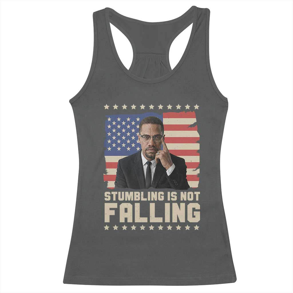 African American Pride Gift Racerback Tank Top Malcolm X TS12