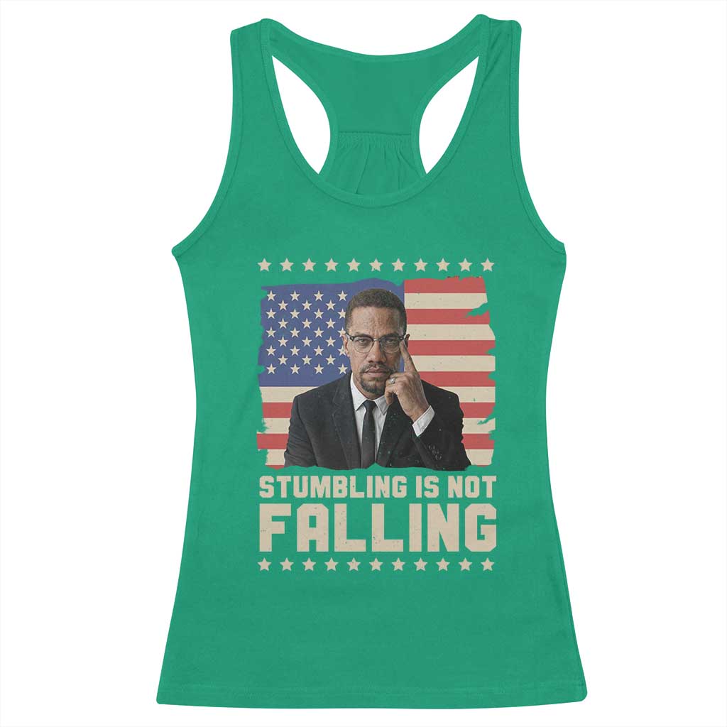 African American Pride Gift Racerback Tank Top Malcolm X TS12