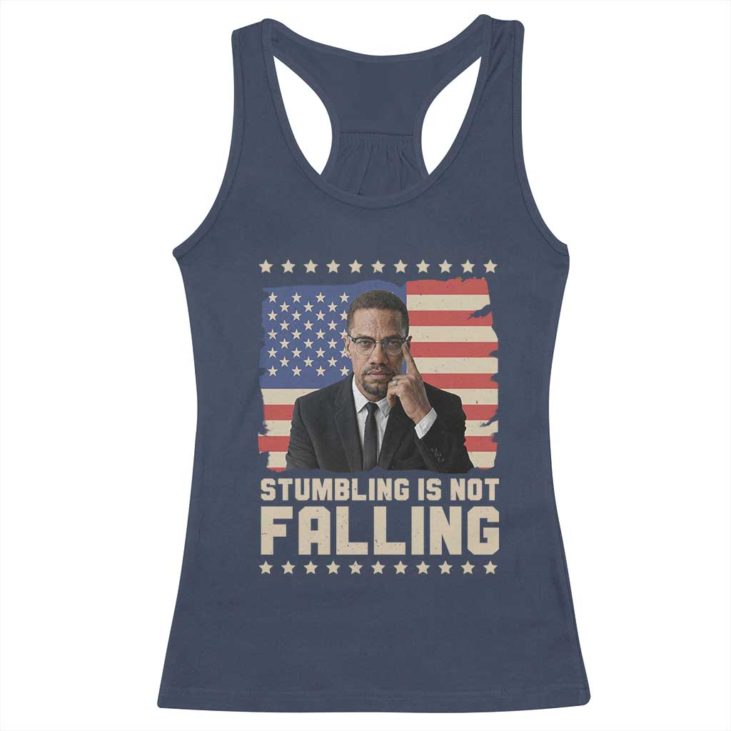 African American Pride Gift Racerback Tank Top Malcolm X TS12