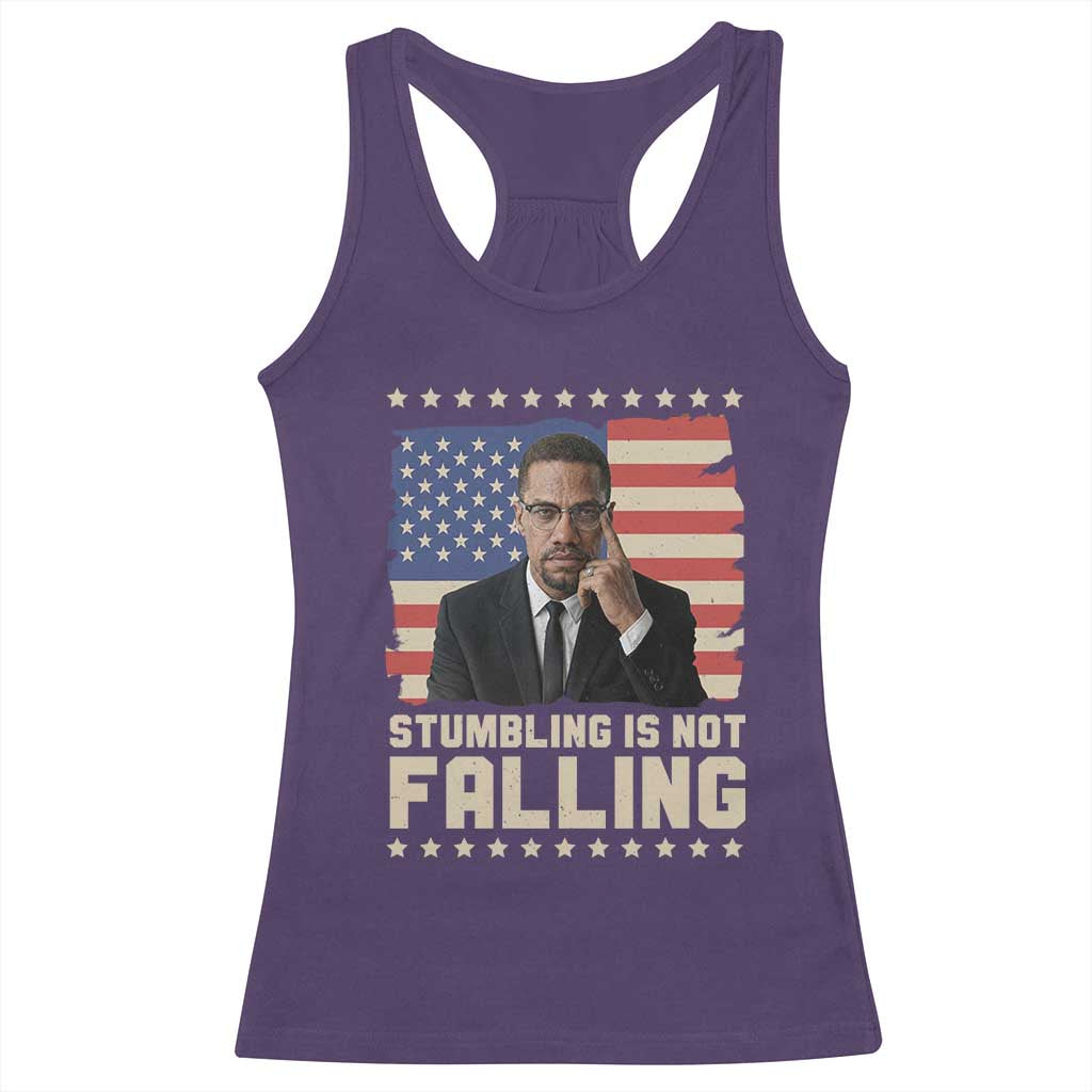African American Pride Gift Racerback Tank Top Malcolm X TS12