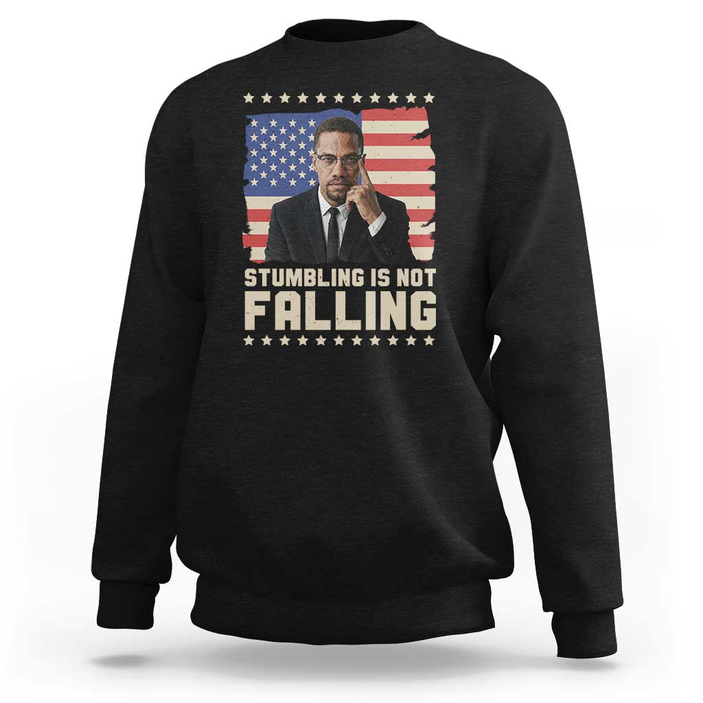 African American Pride Gift Sweatshirt Malcolm X TS12